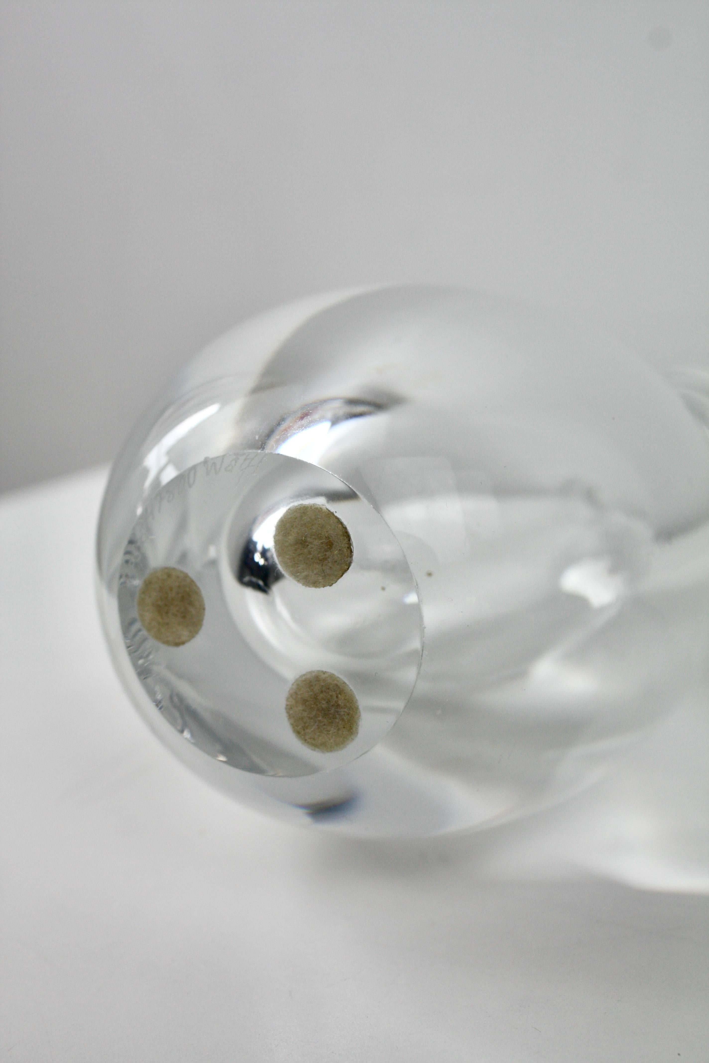Vaso in vetro 'Raindrop' di Göran Wärff per Kosta Boda, anni '80 in vendita 3