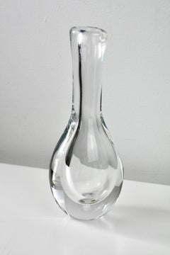 Glasvase 'Raindrop' von Göran Wärff für Kosta Boda, 1980er Jahre