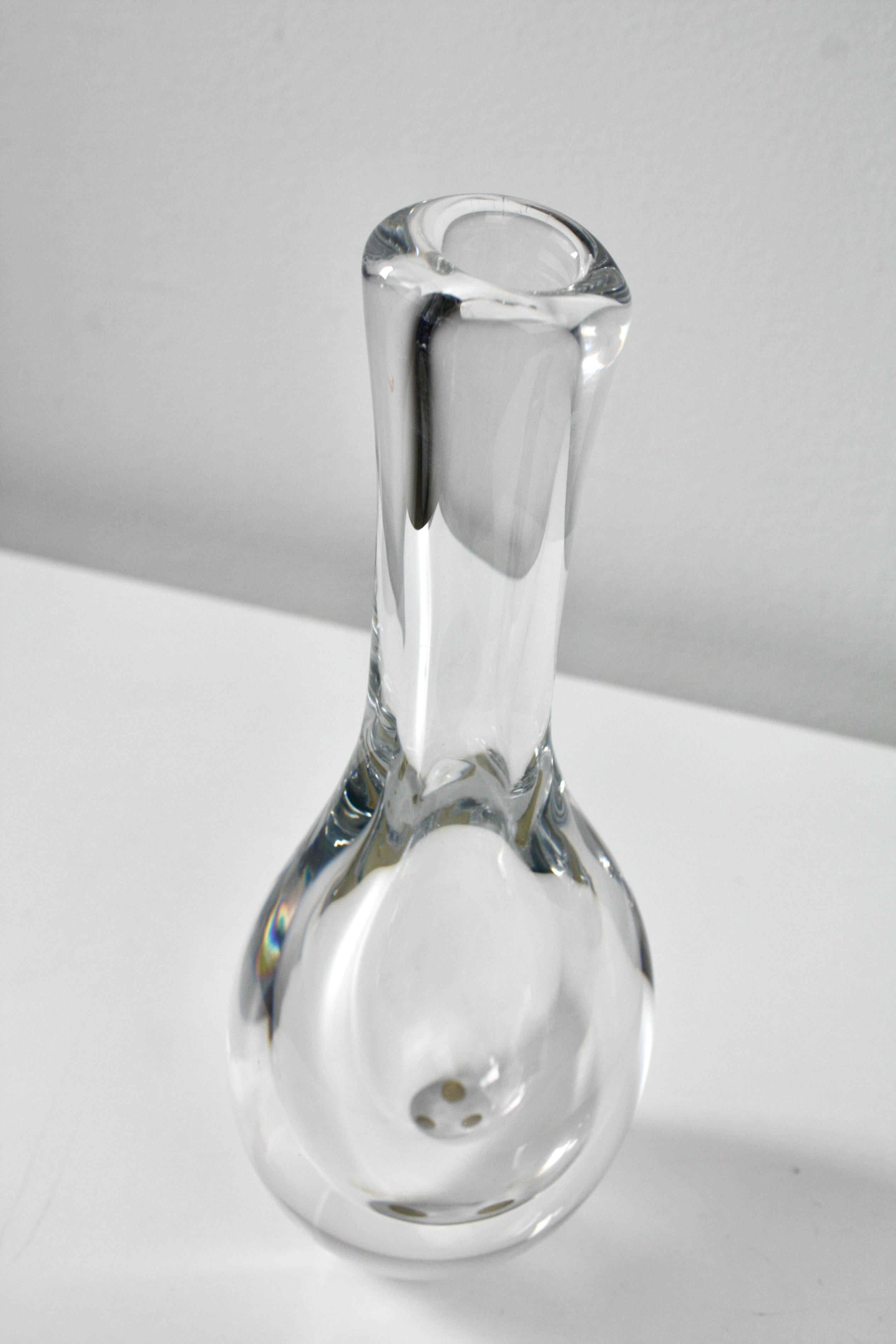 Svedese Vaso in vetro 'Raindrop' di Göran Wärff per Kosta Boda, anni '80 in vendita