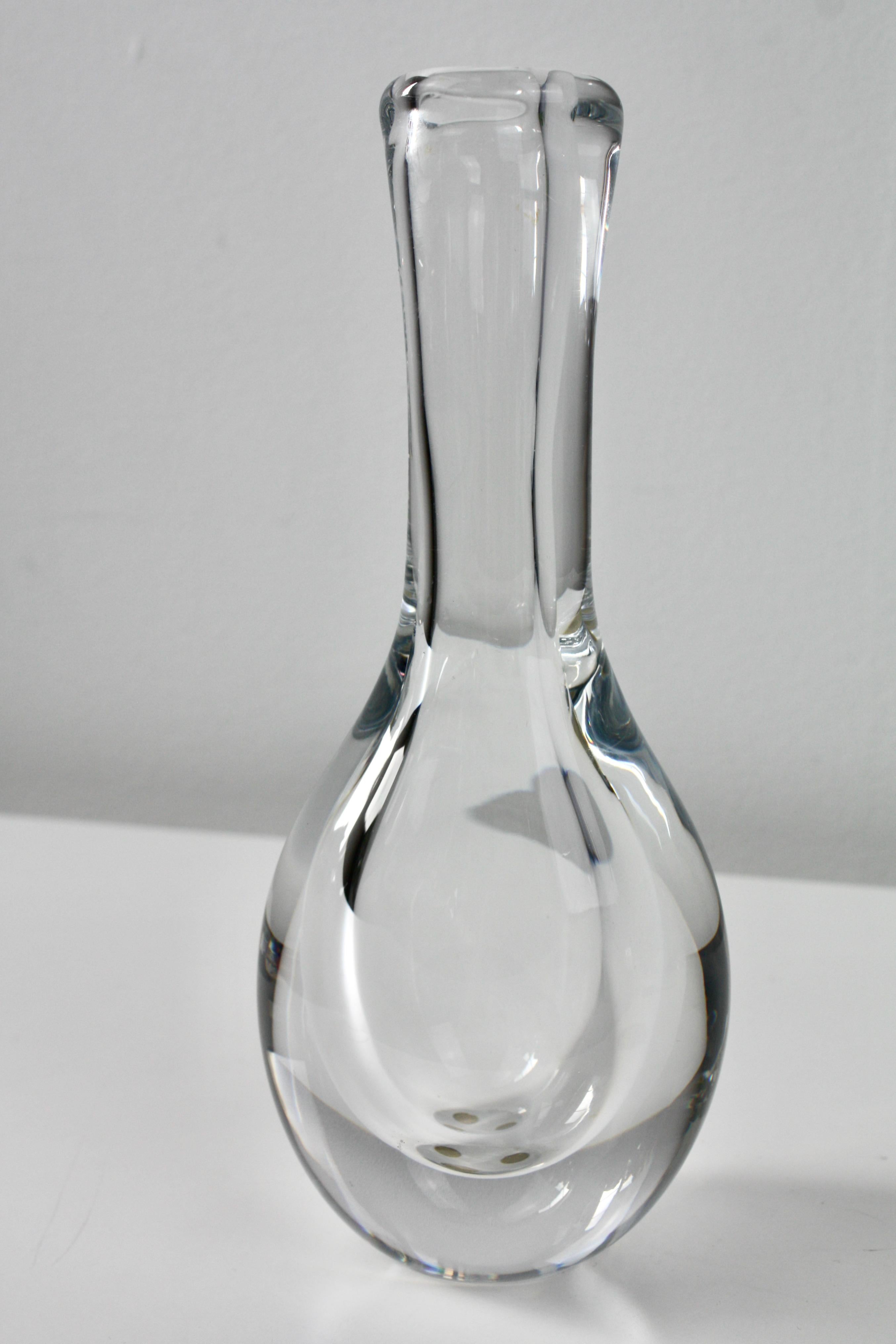 Vaso in vetro 'Raindrop' di Göran Wärff per Kosta Boda, anni '80 In condizioni buone in vendita a Västra Frölunda, SE
