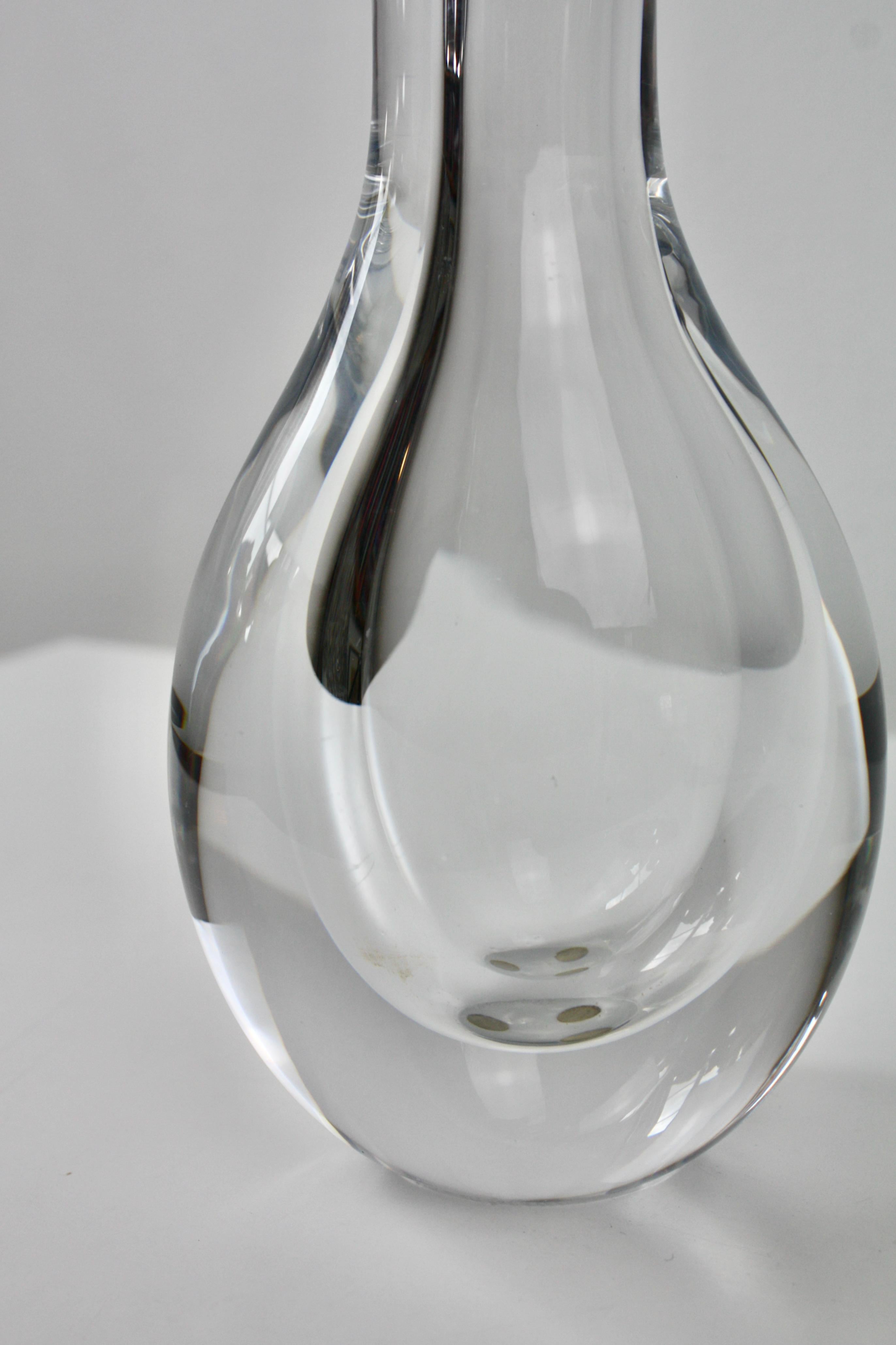 Vetro artistico Vaso in vetro 'Raindrop' di Göran Wärff per Kosta Boda, anni '80 in vendita