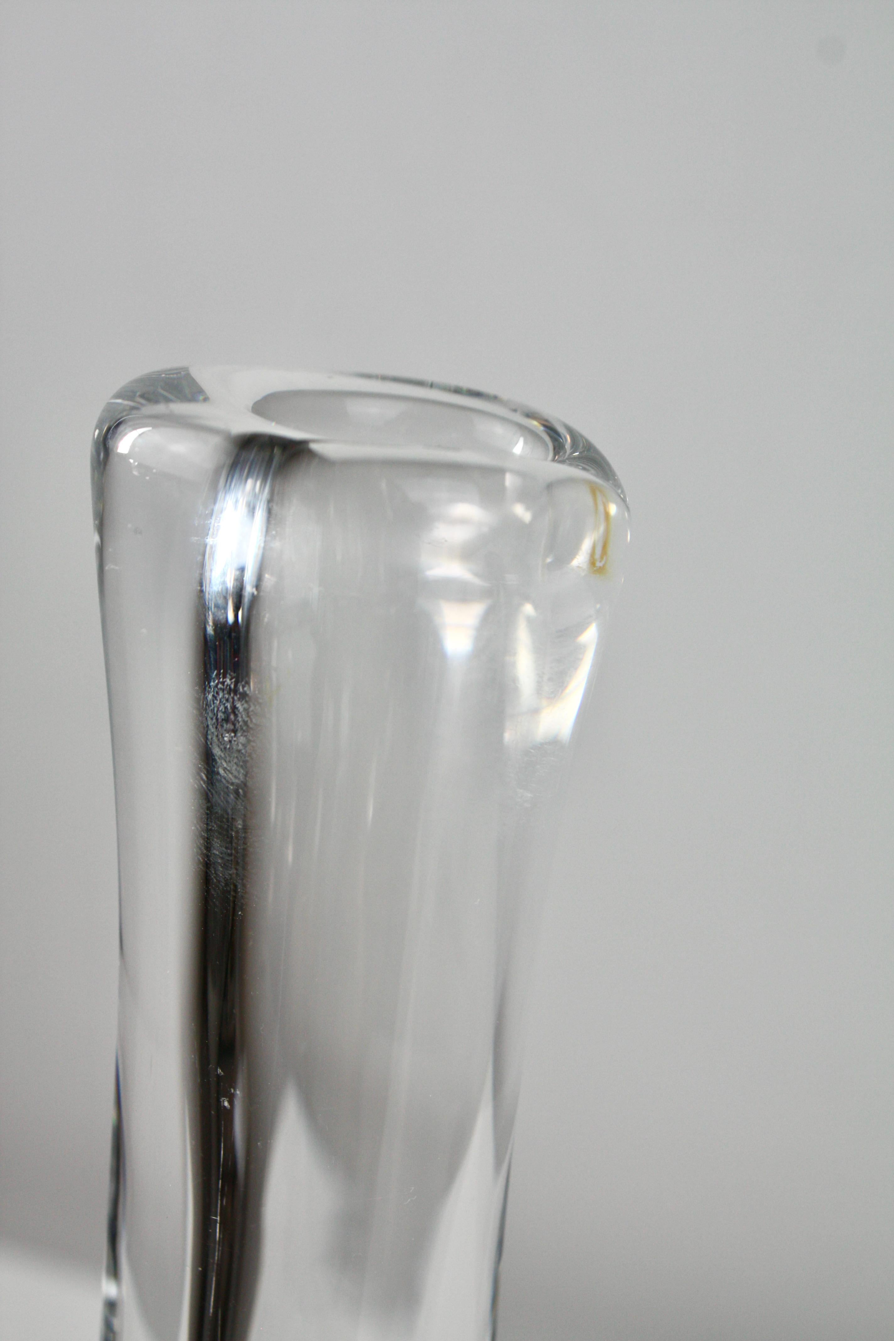 Vaso in vetro 'Raindrop' di Göran Wärff per Kosta Boda, anni '80 in vendita 2