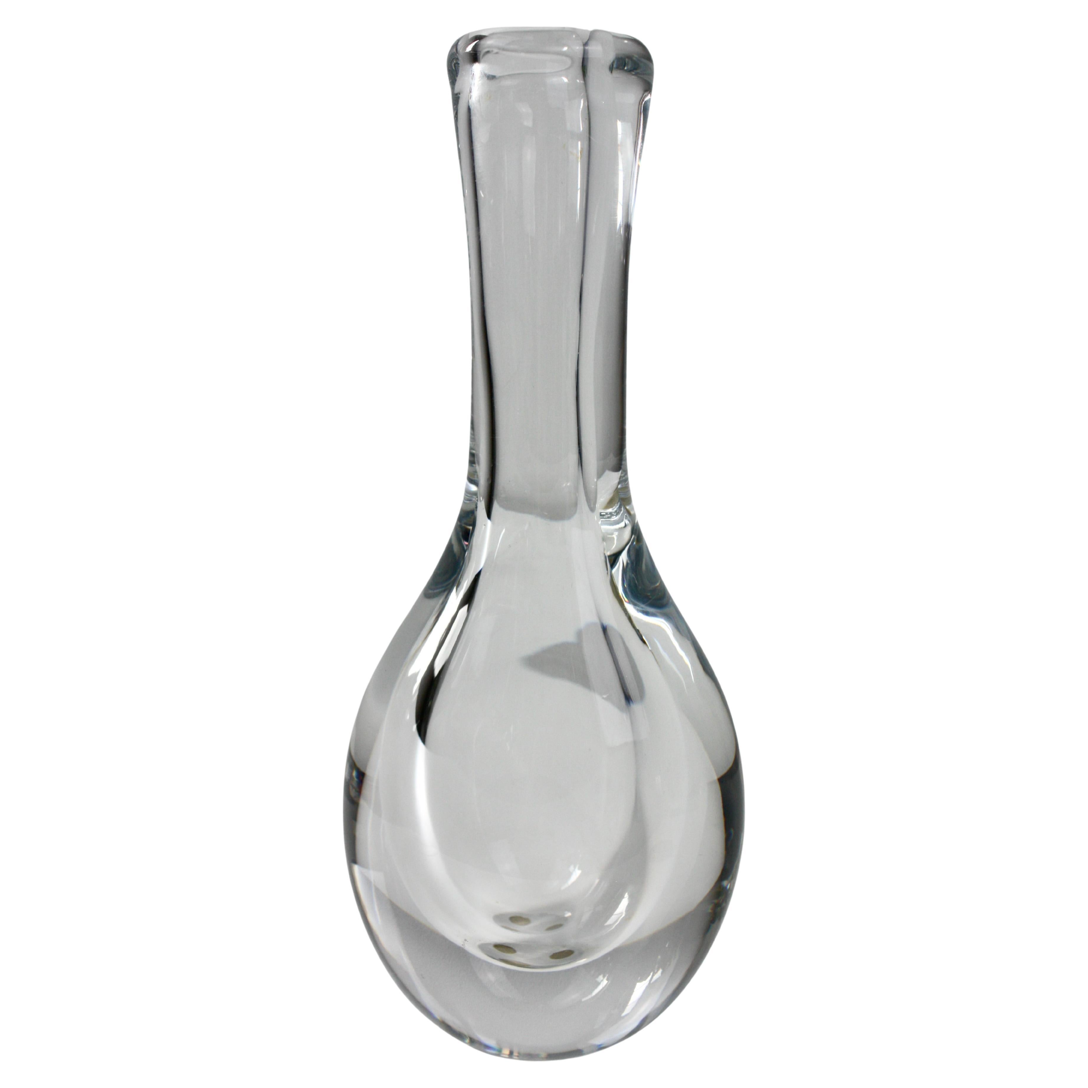 Glass Vase 'Raindrop' by Göran Wärff for Kosta Boda, 1980s