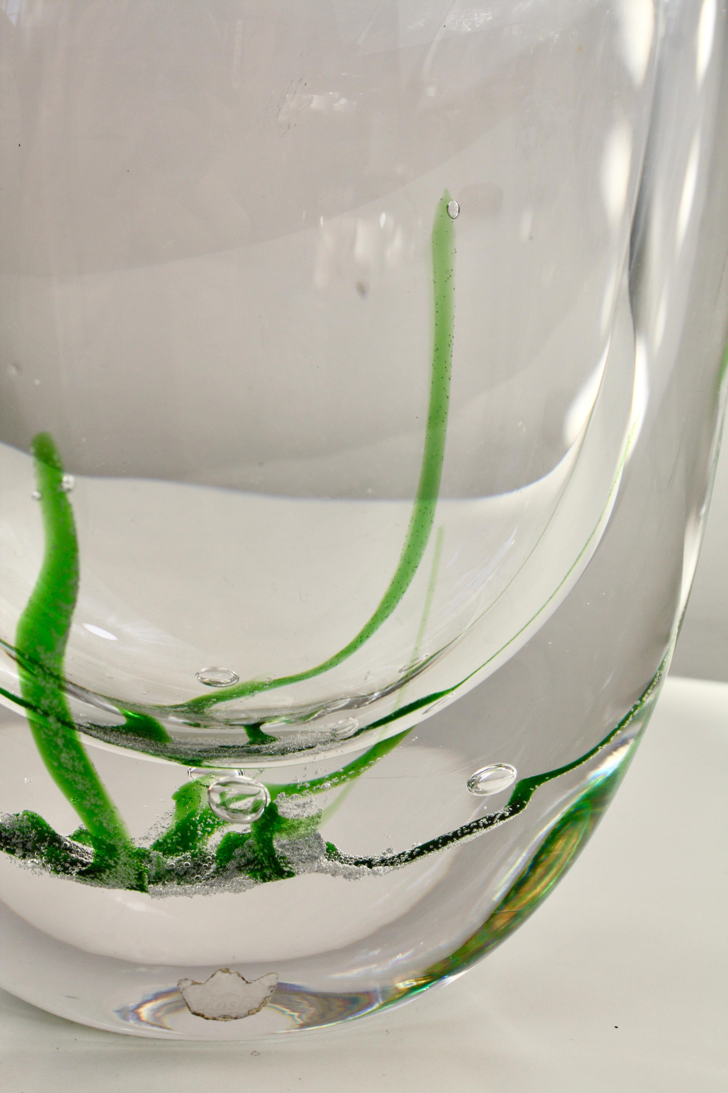 Swedish Glass vase, 