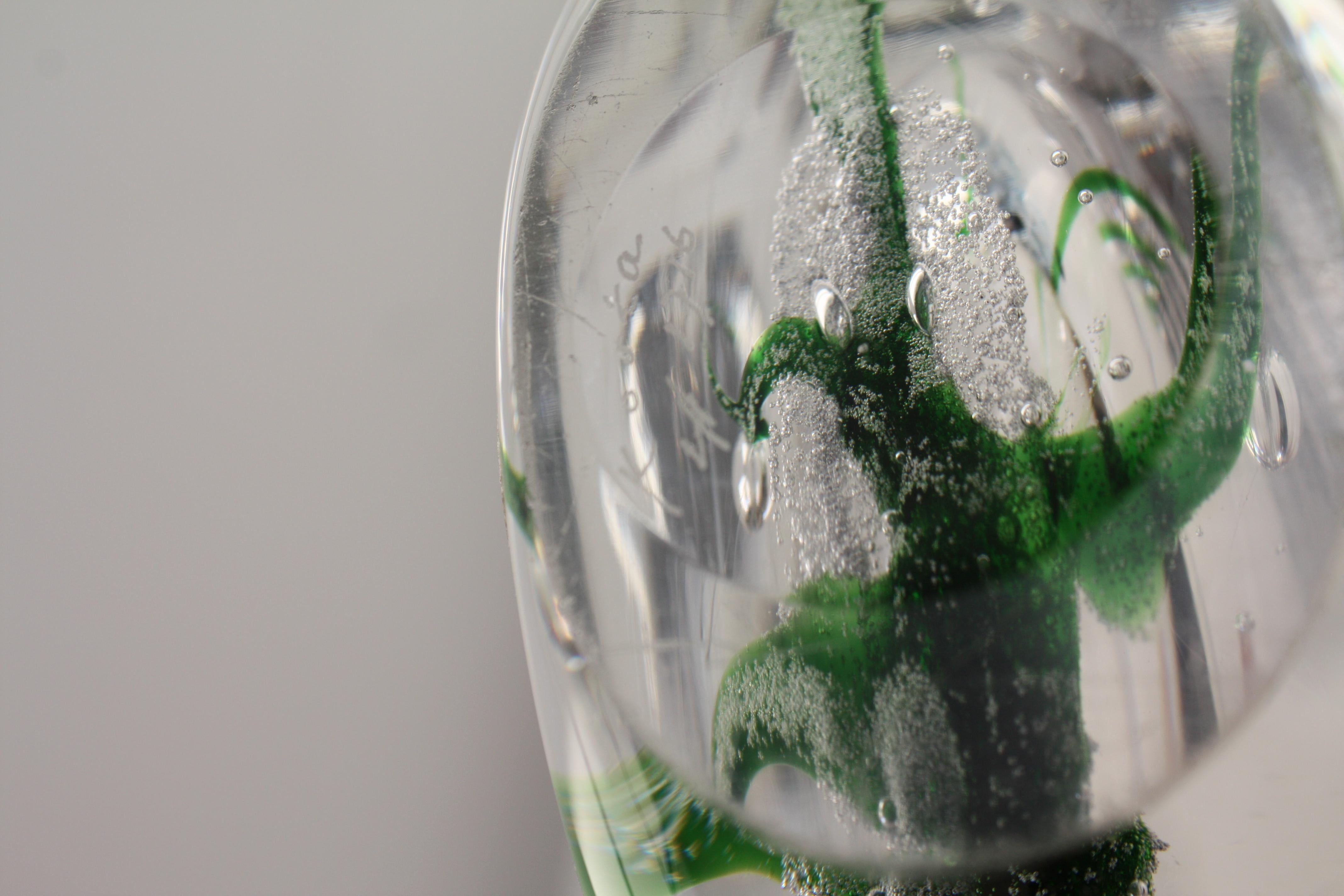 Glass vase, 
