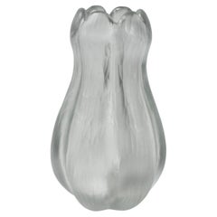Glass vase "Stella Polaris " Vicke Lindstrand Orrefors, Sweden 1940´s