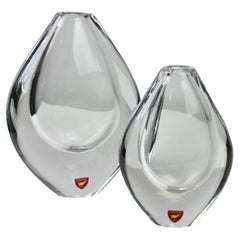 Glass vase, Sven Palmqvist Orrefors Sweden, 1950´s