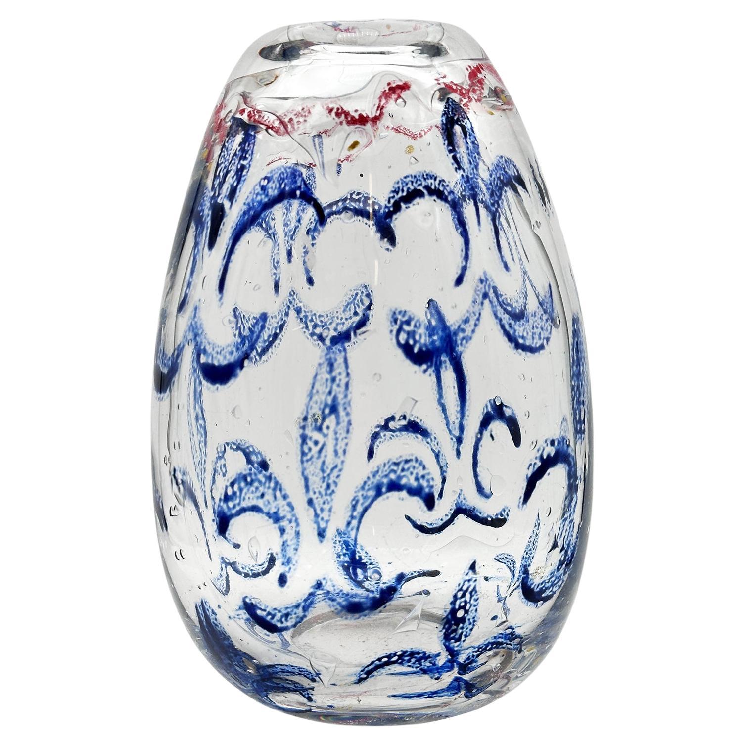 Glass Vase Unica by Andries Dirk Copier