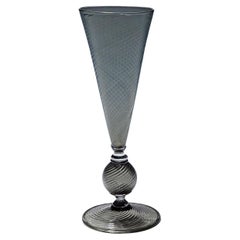 Glass Vase Vetro Soffiato Venini Murano ca. 1950s