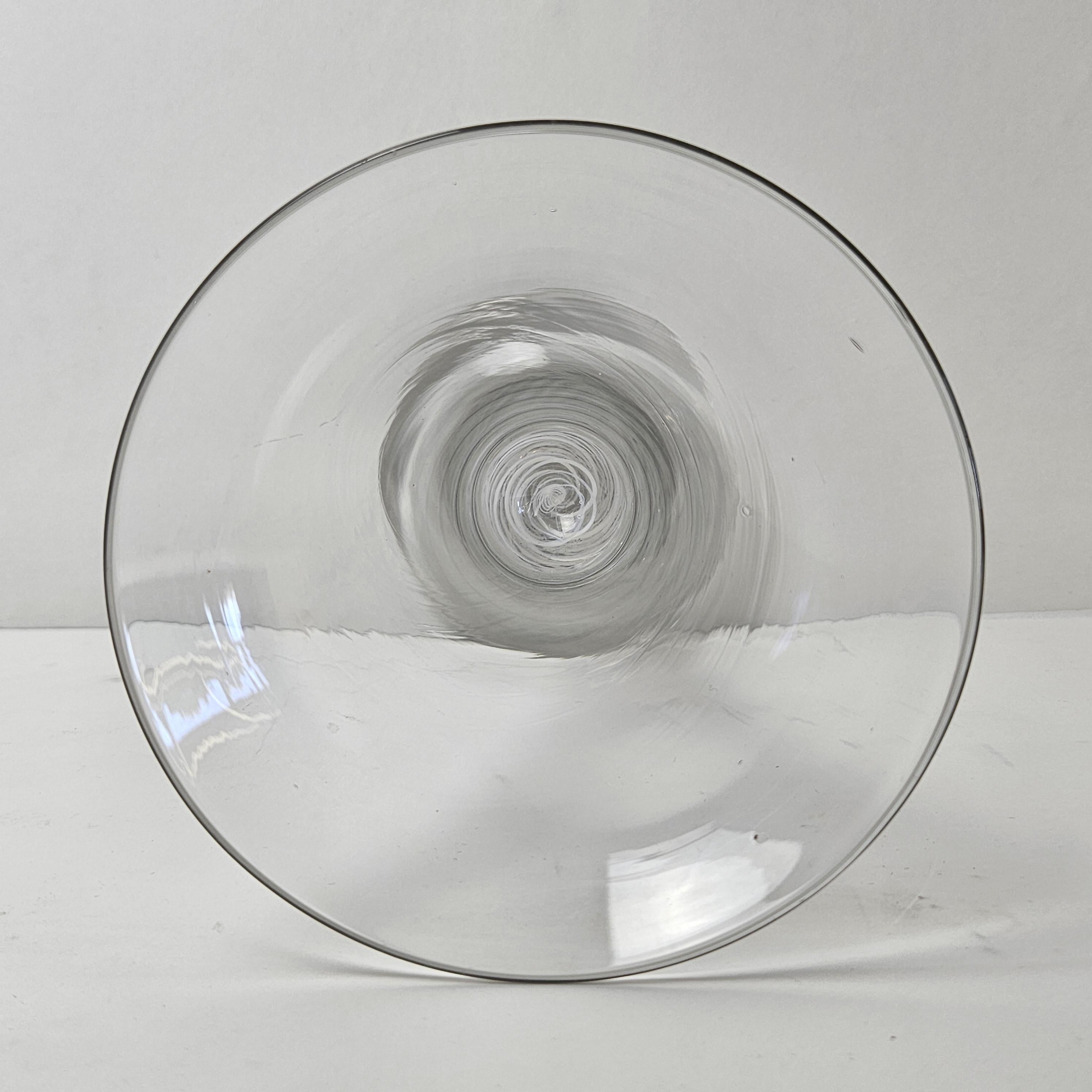 Glass Vase with Air Twist Stem For Sale 2