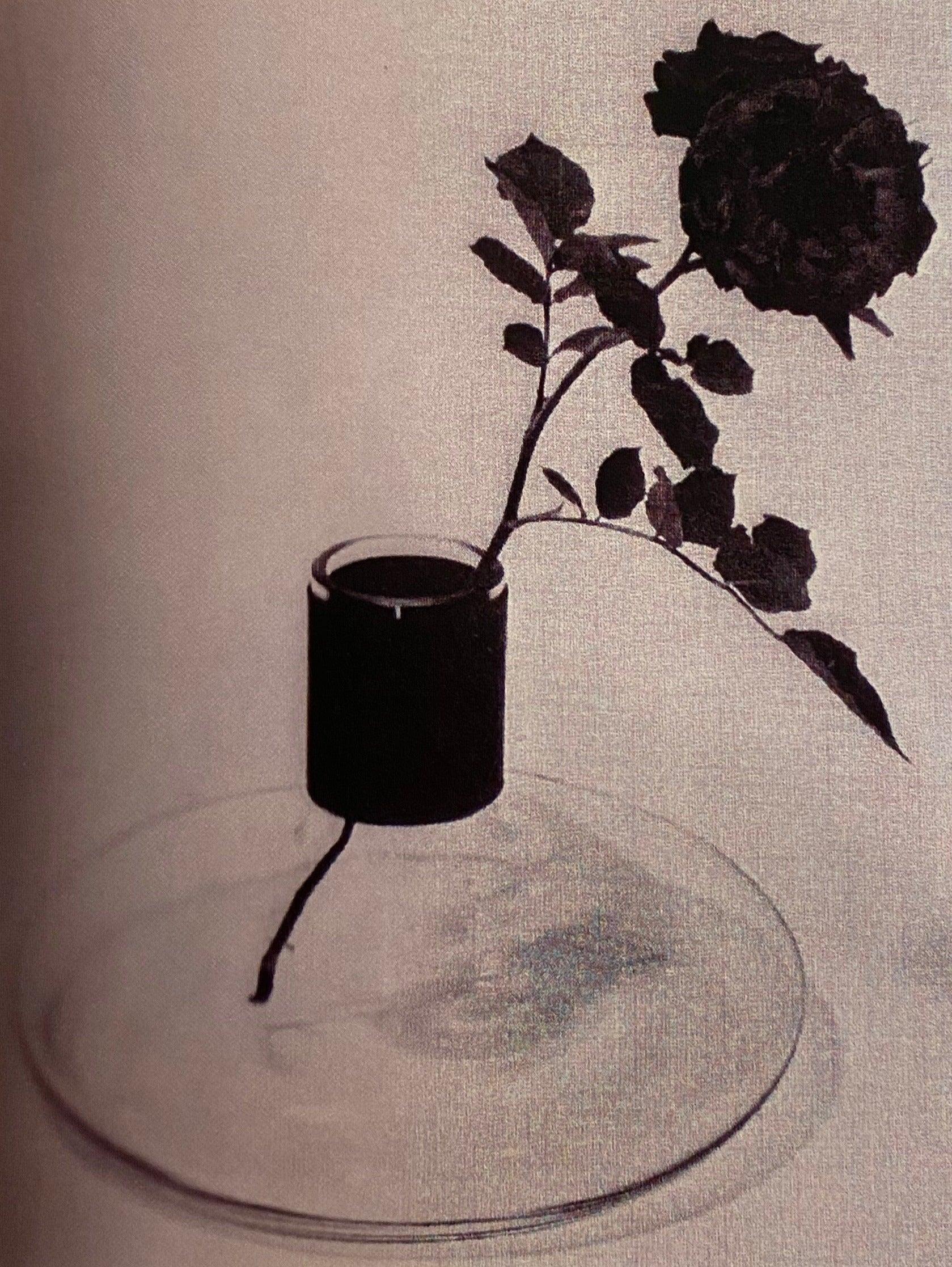 Vaso in vetro con collare in pelle, #4748, Carl Auböck II, anni '50 In condizioni buone in vendita a London, GB