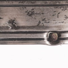 Jarrón de cristal con detalles en plata, Francia, obra de Charles Tirbour, principios del siglo XX