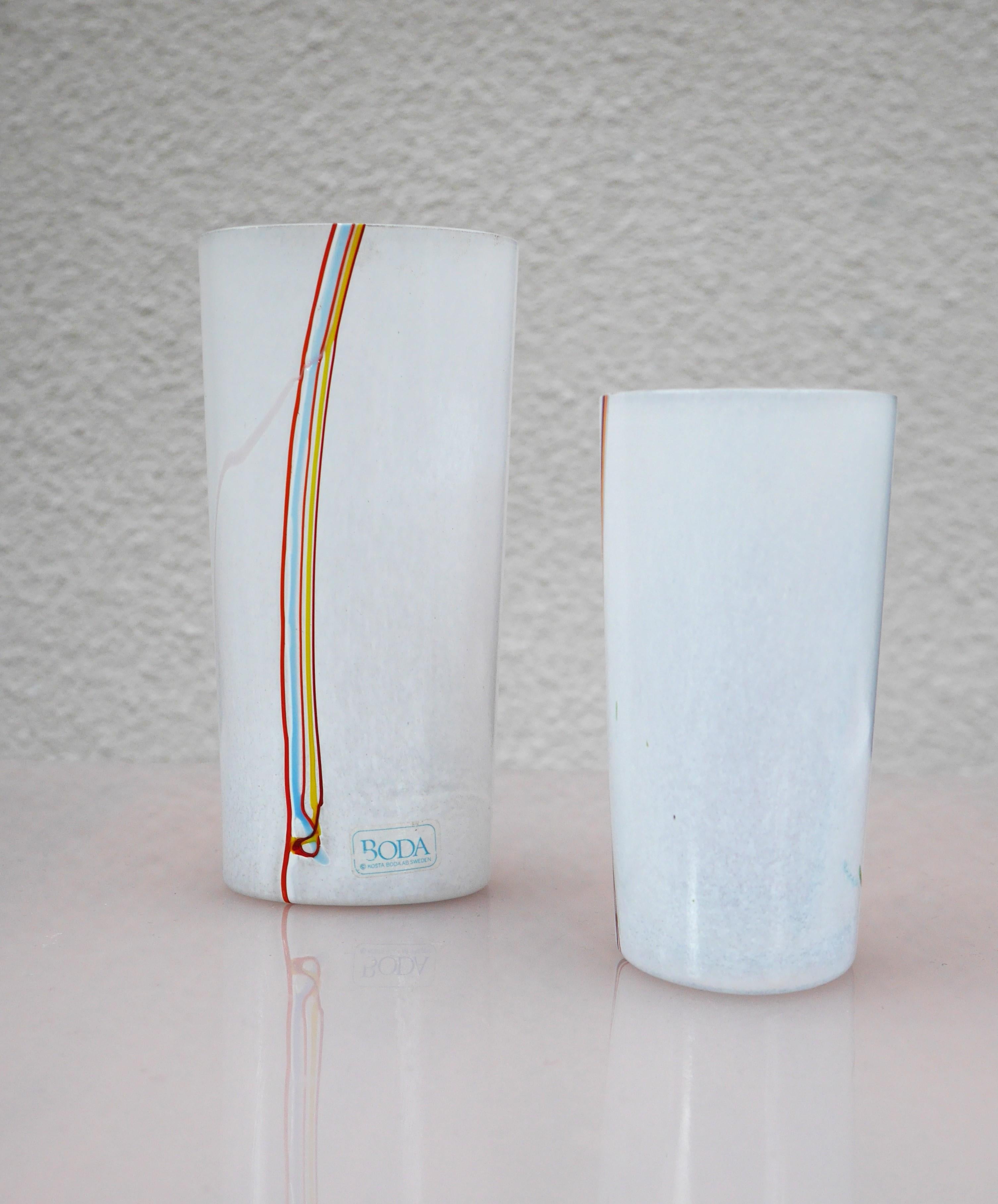 Scandinavian Modern Glass Vases 