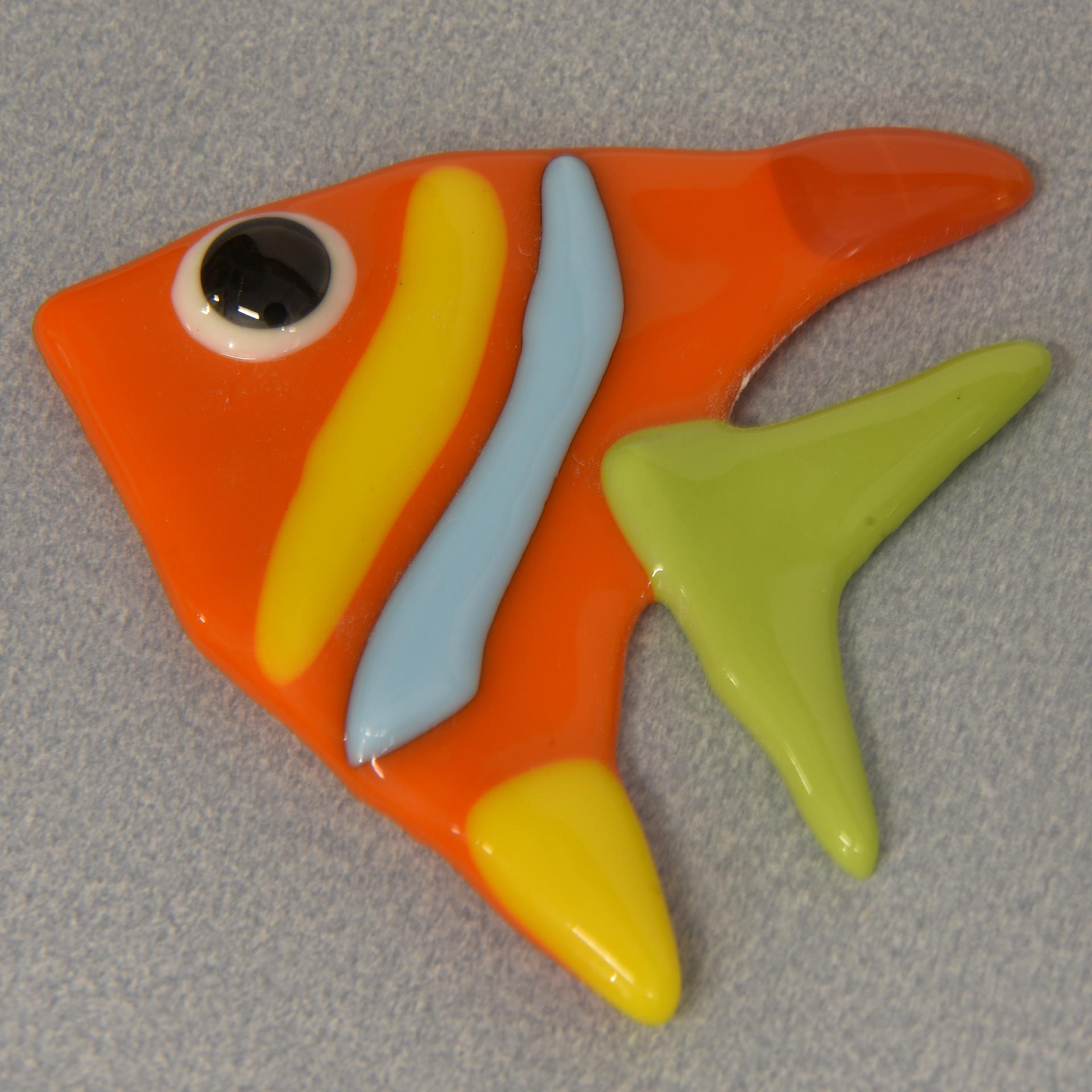 Venezianische Fische und Korallen aus Glas am Boden des Meeres (Italienisch) im Angebot