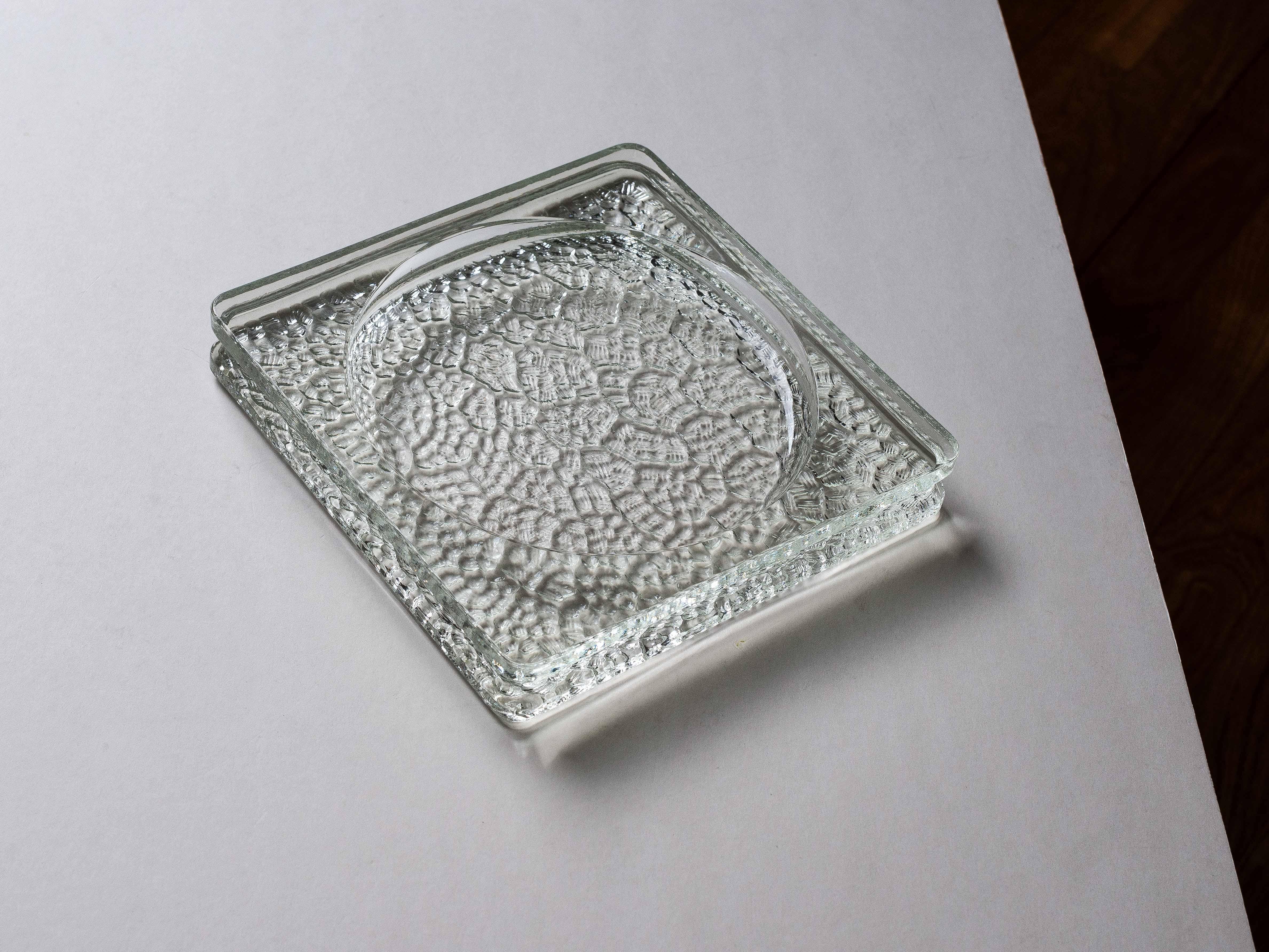Molded Glass Vide-Poche, Saint-Gobain 