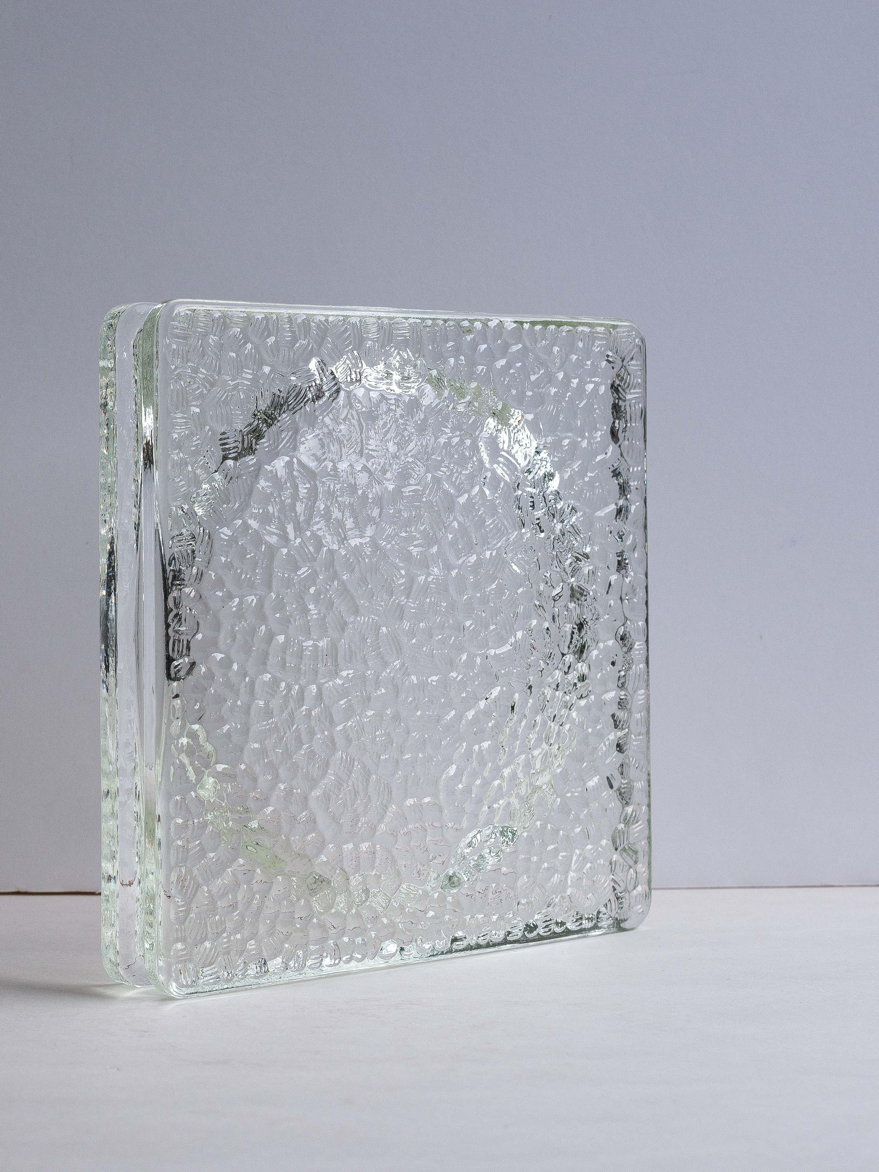 20th Century Glass Vide-Poche, Saint-Gobain 