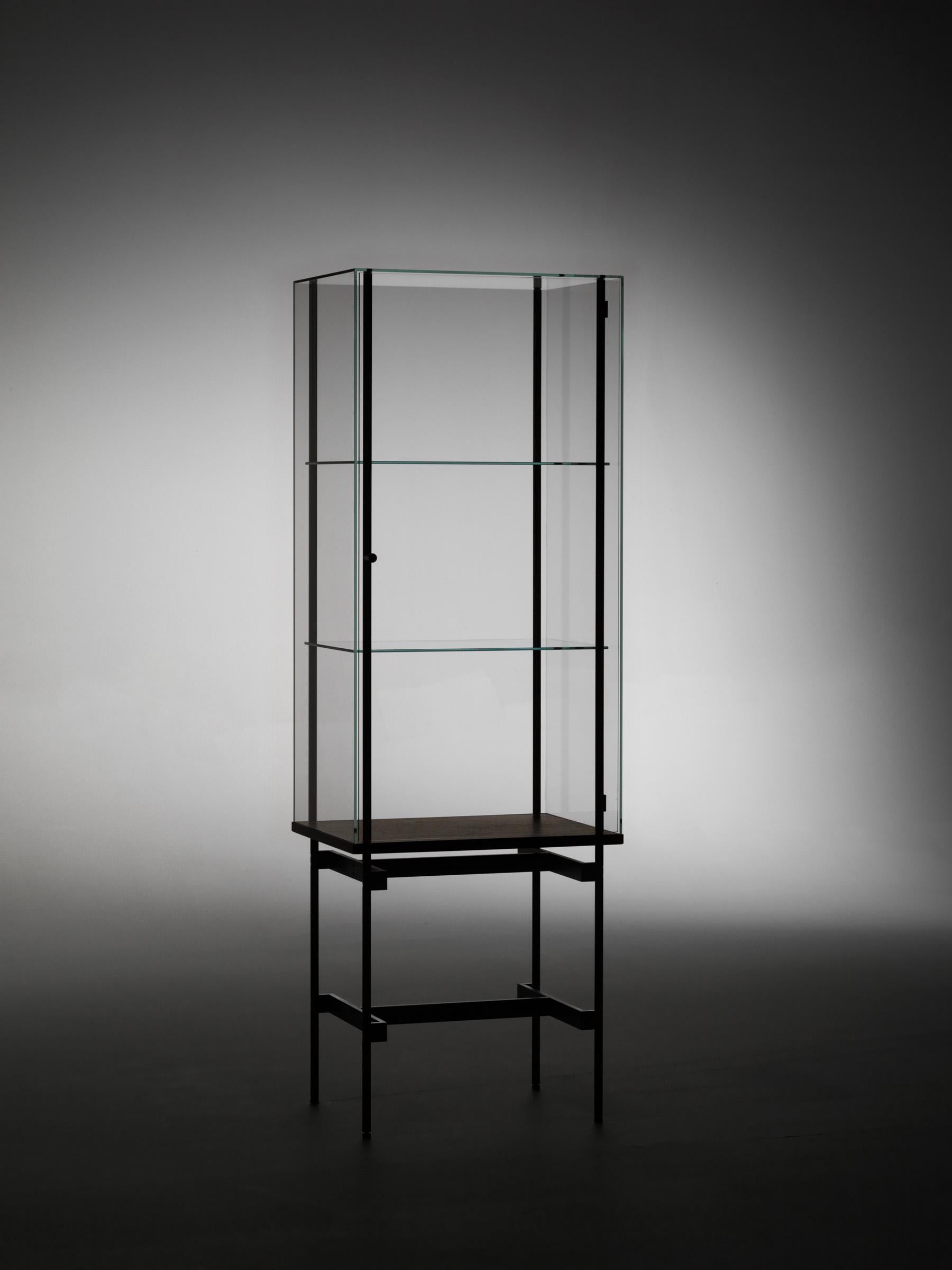 XXI secolo e contemporaneo Mobile pensile verticale in vetro Visibile G di Angelo Alinea in vendita