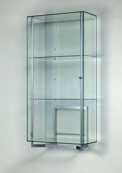 Glass Visibile G Vertical Standing Cabinet by Angelo Alinea