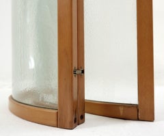 Glass Voyeur Screen / Room Divider by Vittorio Livi for Fiam - 1990s