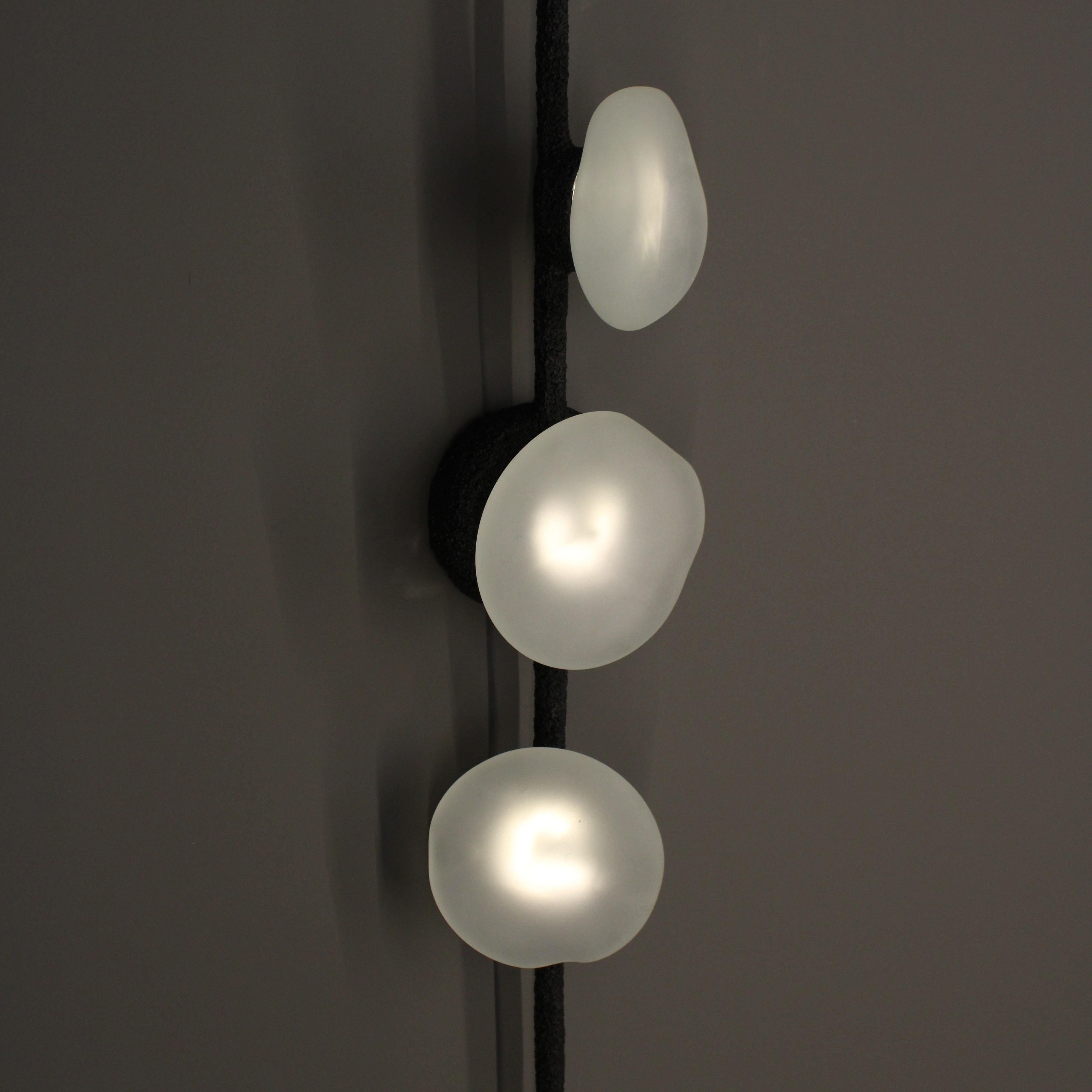 Aplique de cristal by Aver Art Decó en venta