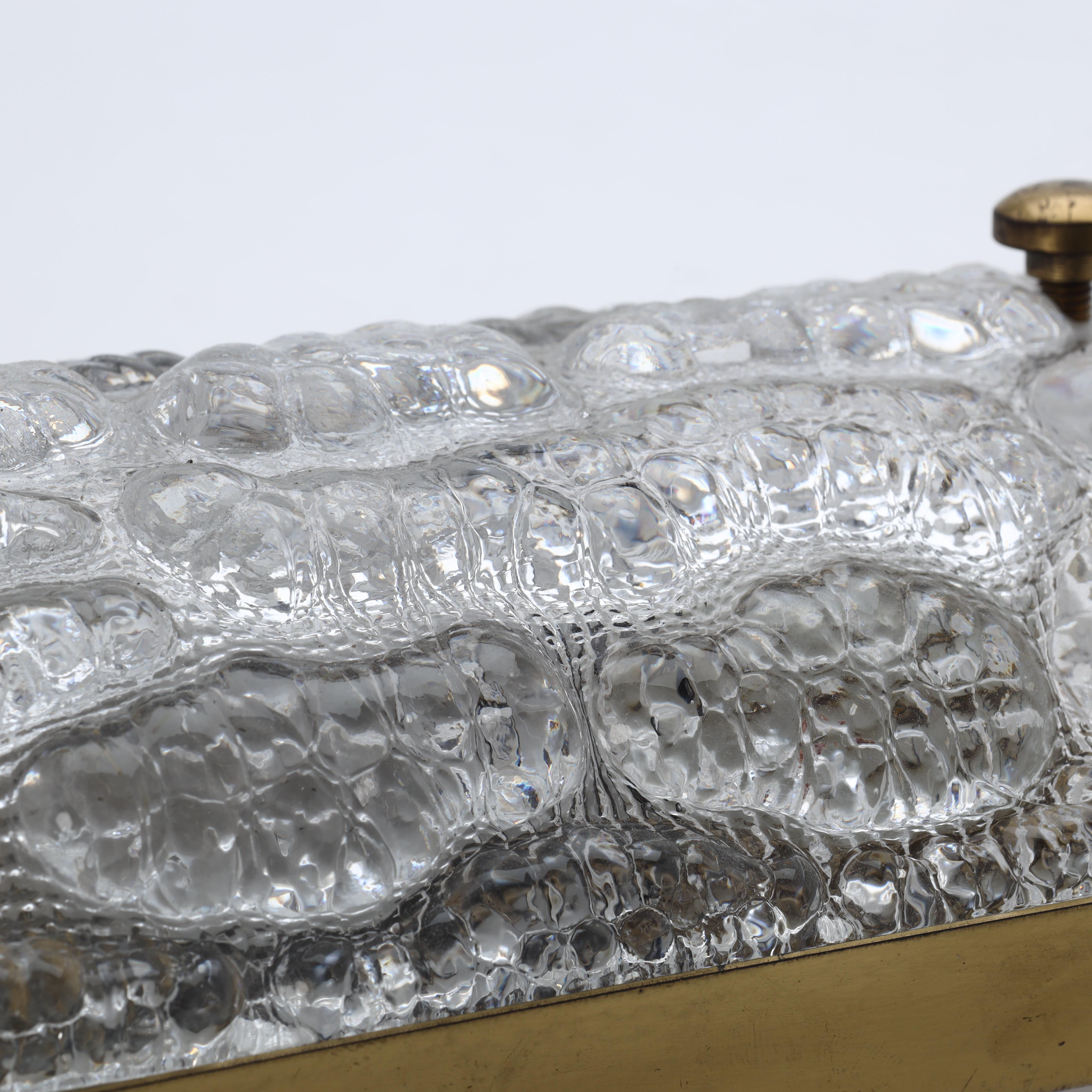 Wandleuchte aus Glasglas von Carl Fagerlund für Orrefors Schweden  1960er Jahre Satz von 2 im Zustand „Gut“ im Angebot in Paris, FR
