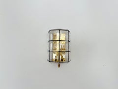 Glass Wall Lamp by Glashütte Limburg