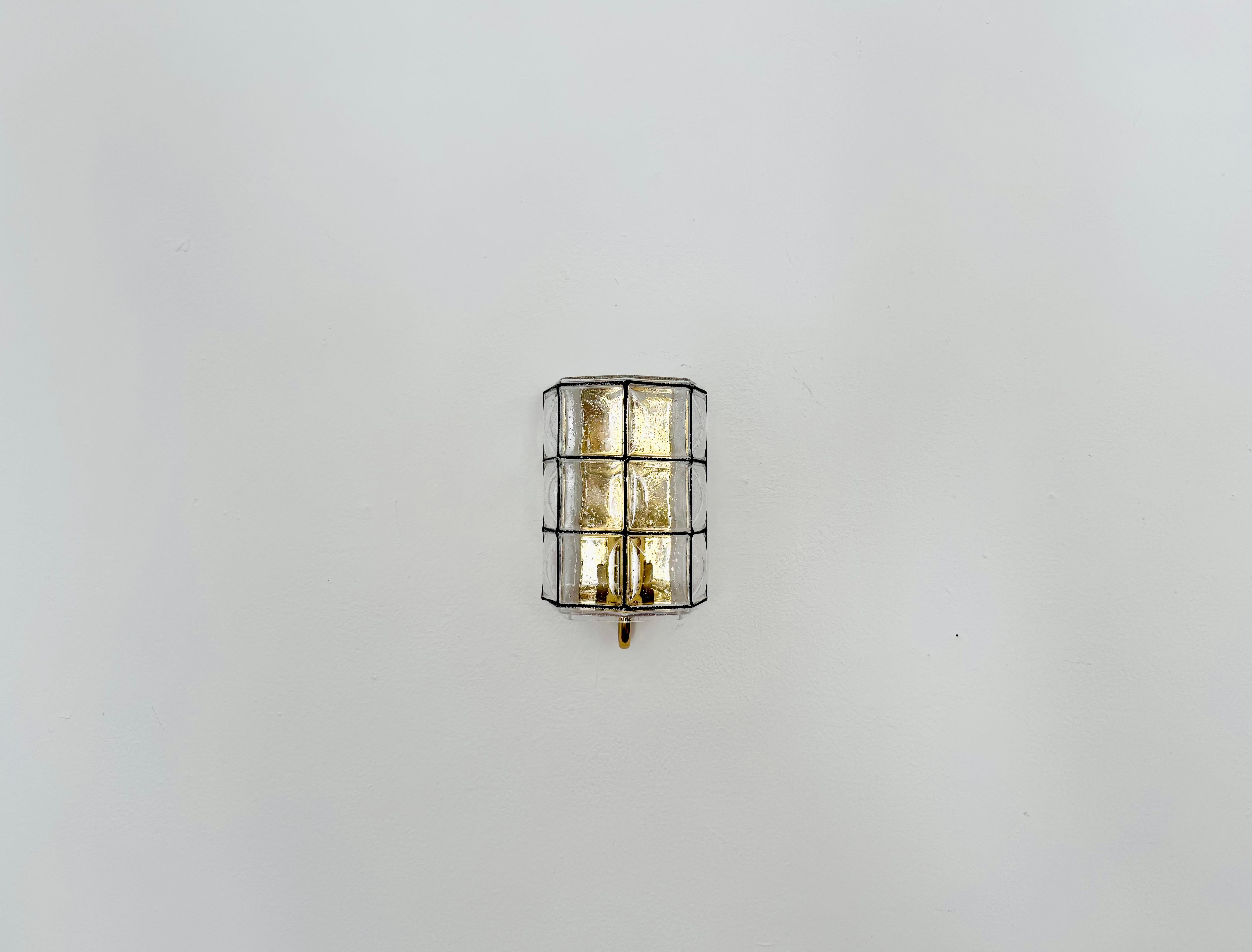 Lámpara de pared de cristal de Glashütte Limburg en Bueno estado para la venta en München, DE