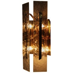 Lampada da parete in vetro di J.T. Kalmar - Franken