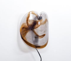 Glass Wall Lamp by Per Lütken for Holmegaard, 1970s