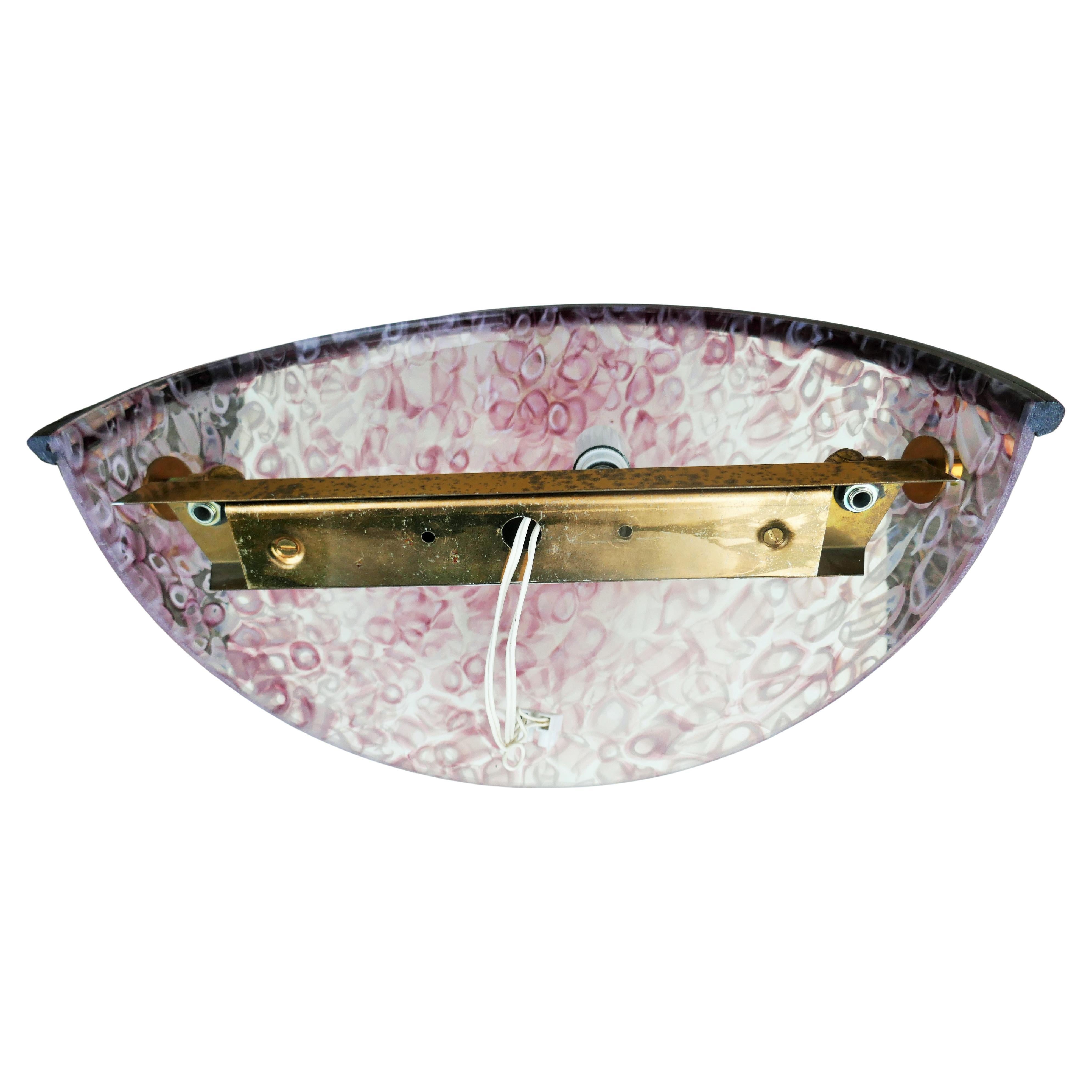 Apliques de cristal fabricados por Fratelli Toso finales del siglo XX en venta