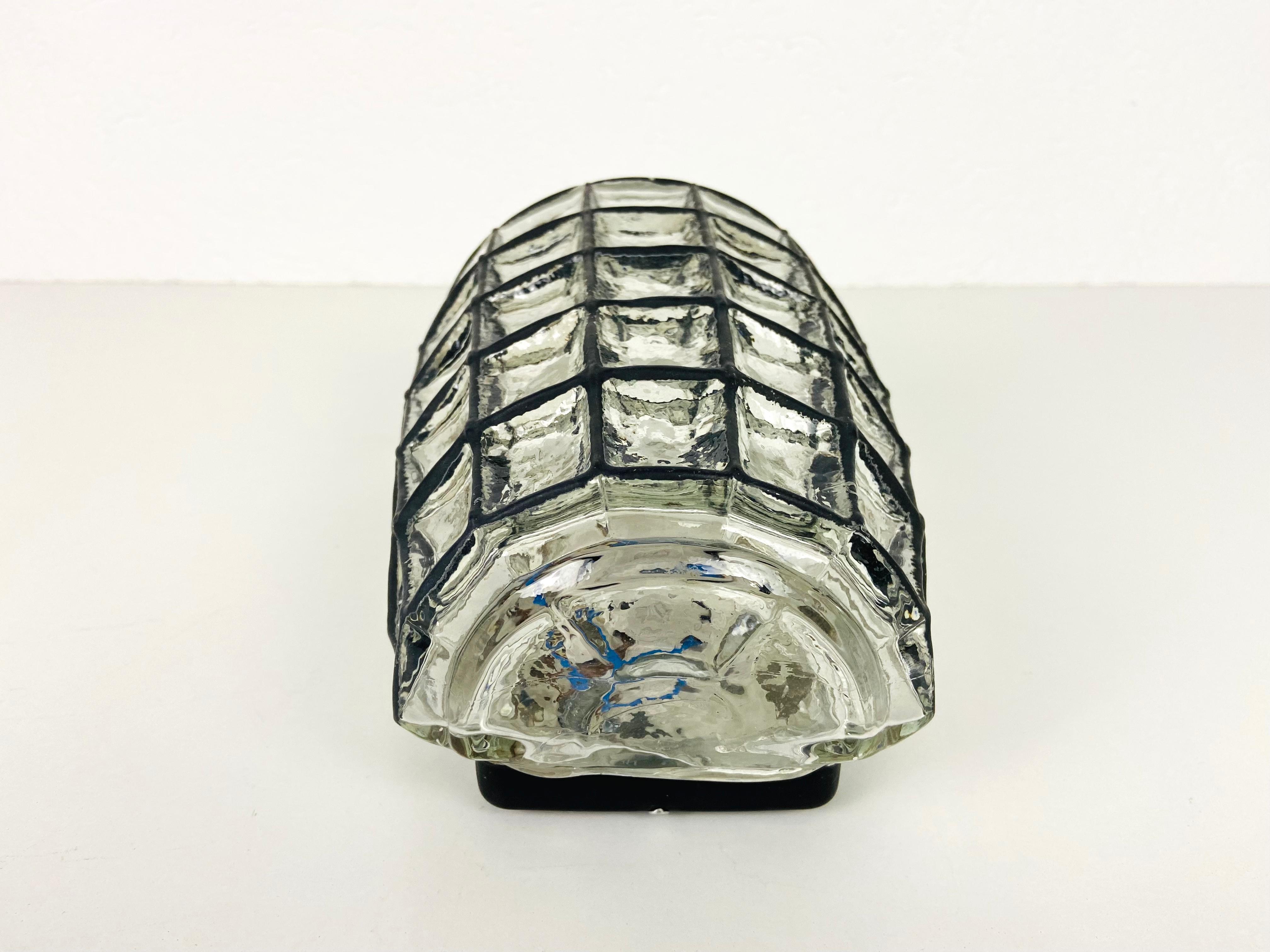 Glass Wall Light by Limburg, 1970s, Germany For Sale 8