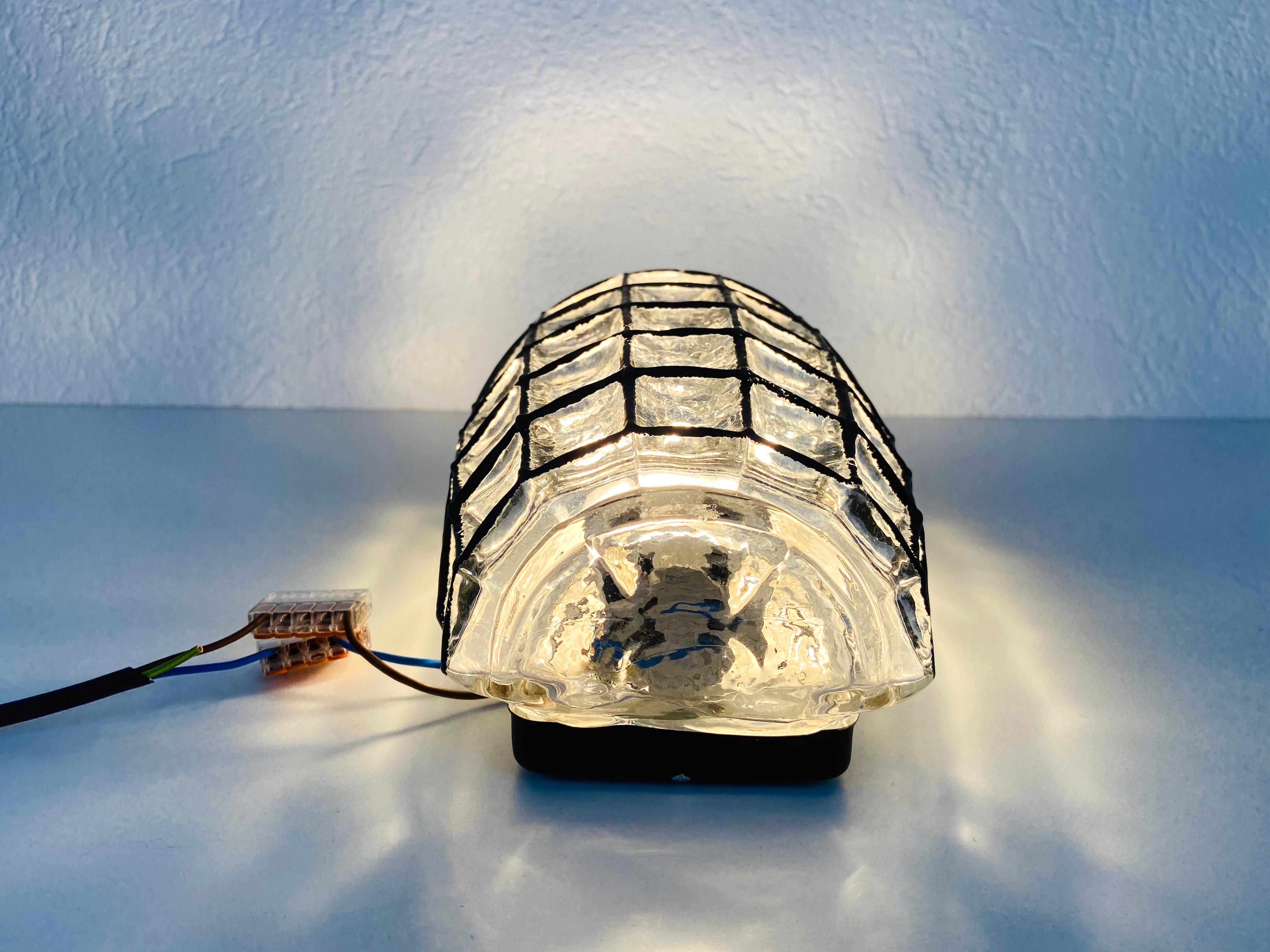 Glass Wall Light by Limburg, 1970s, Germany For Sale 10