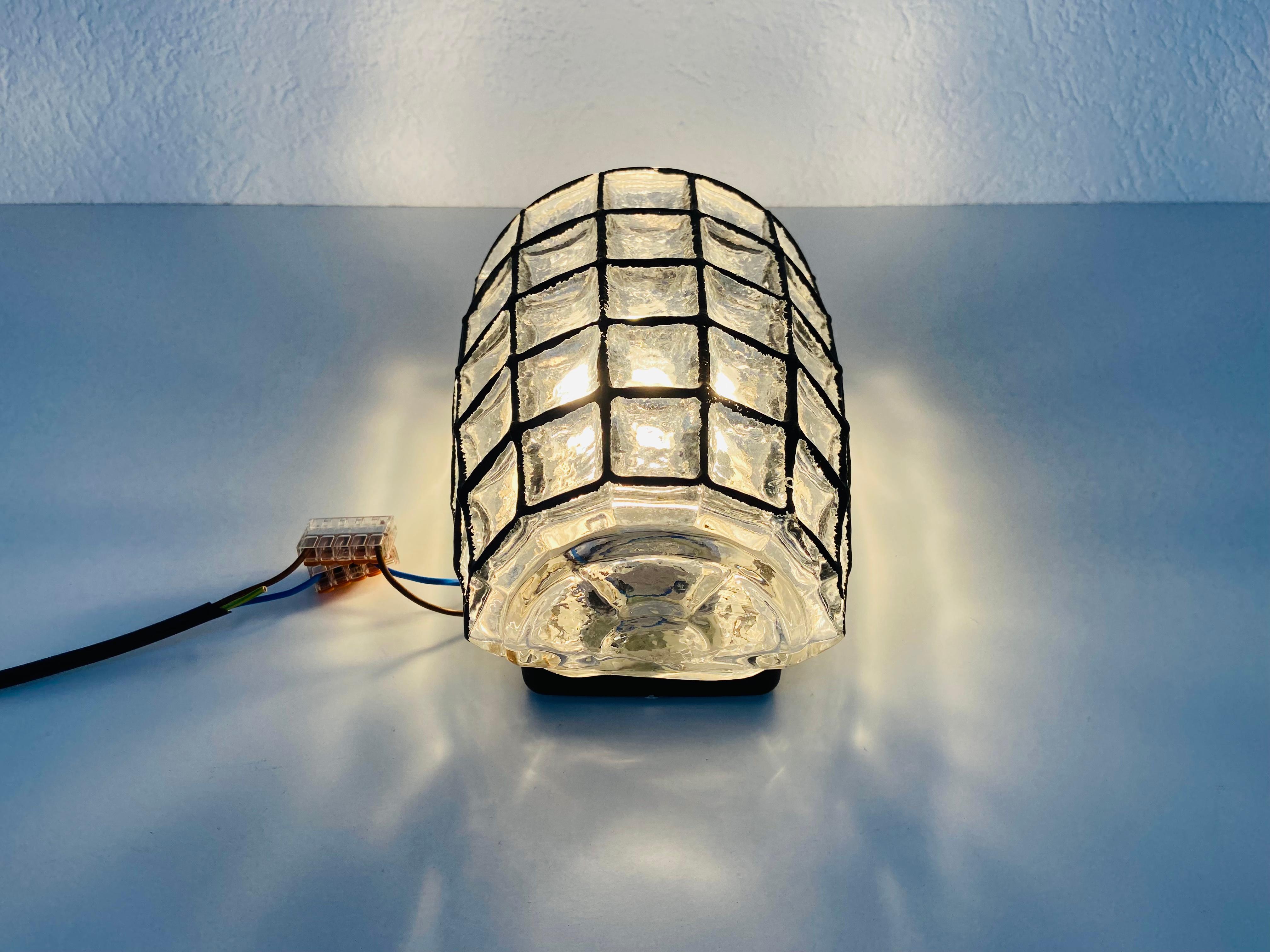 Glass Wall Light by Limburg, 1970s, Germany For Sale 14