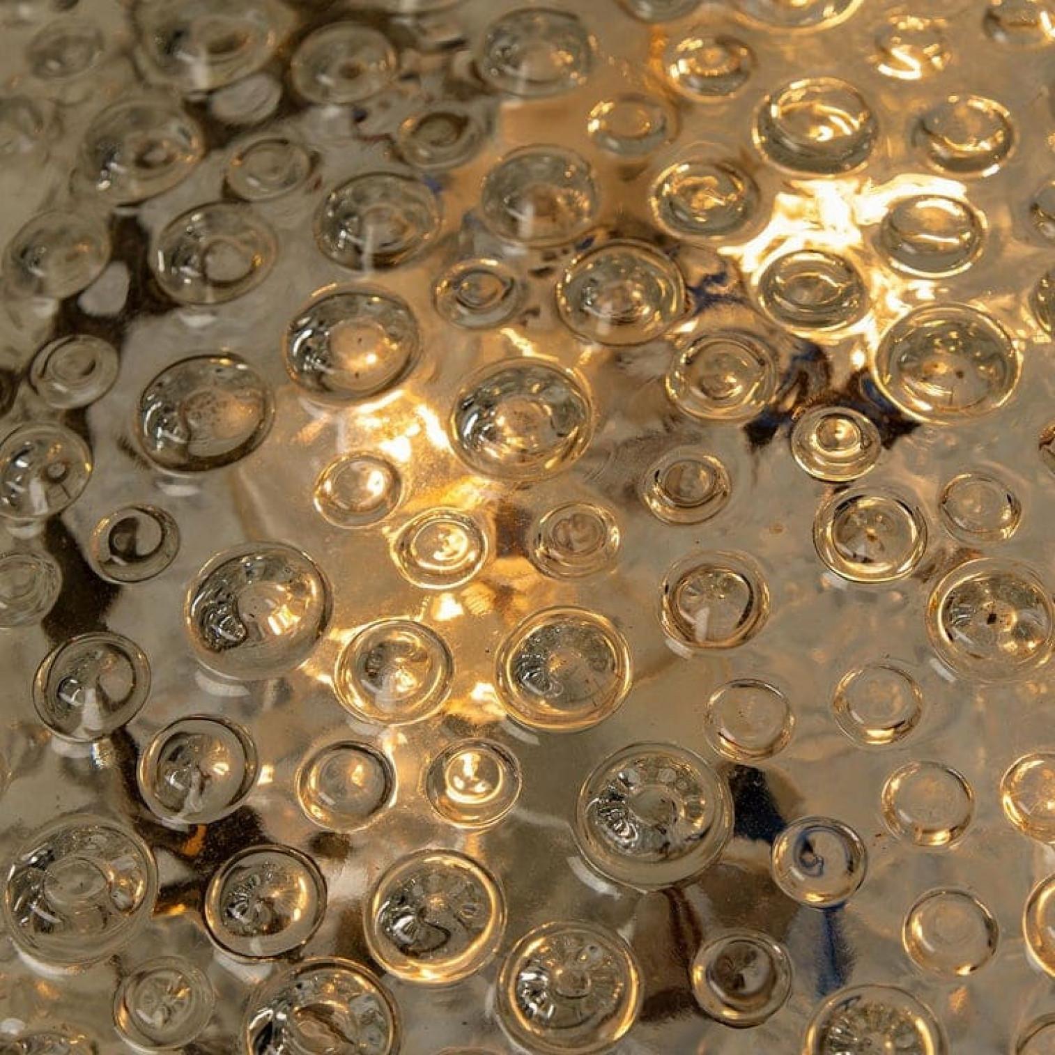 Aplique de cristal/ empotrable de Motoko Isshi para Staff, años 70 en venta 1