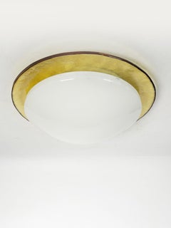 Glass wall light, France, 1970