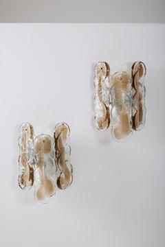 Apliques de cristal de Julius Theodor Kalmar, años 60