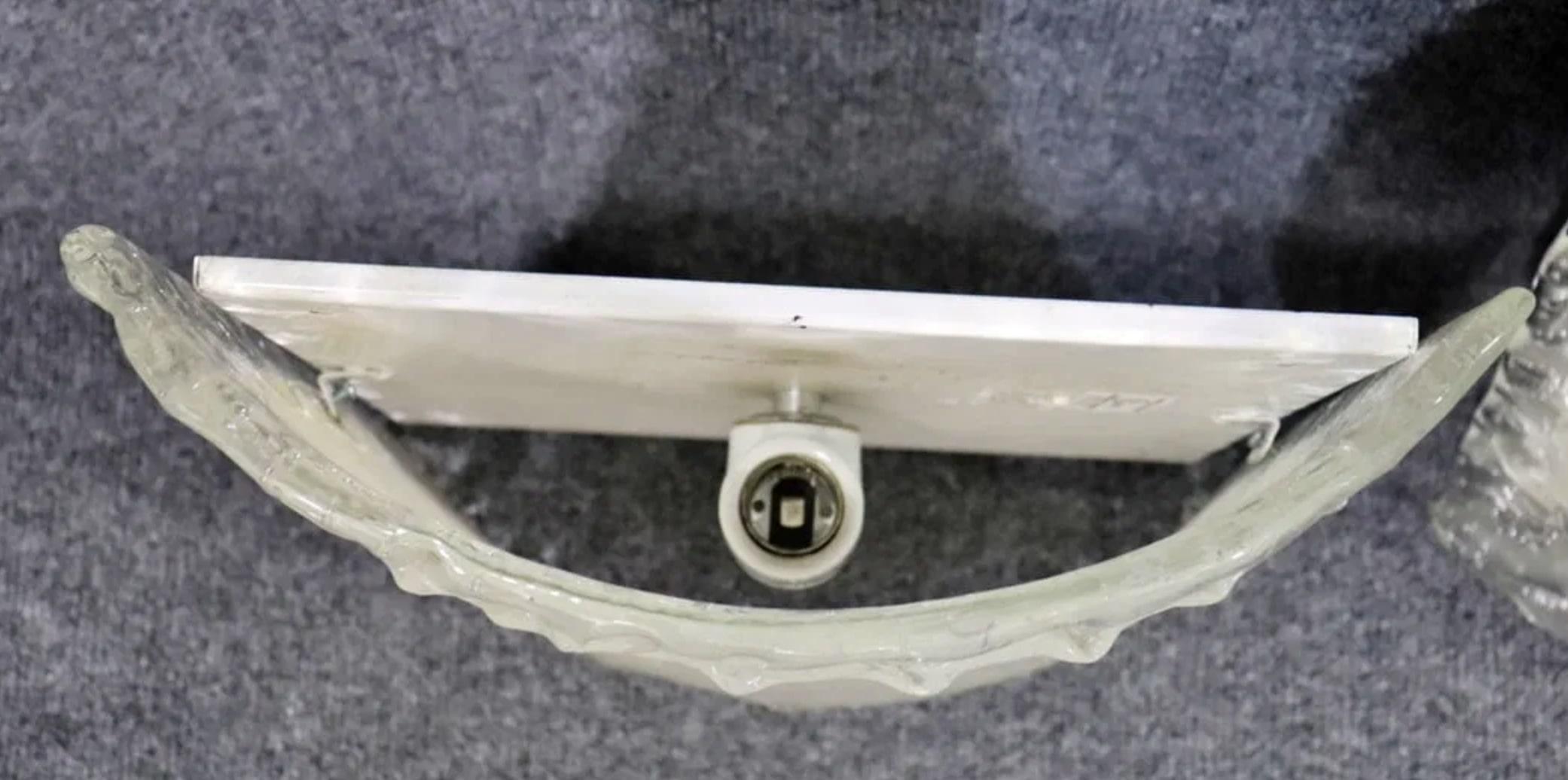 Apliques de cristal Moderno de mediados de siglo en venta
