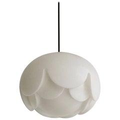 Glass Water Lily Pendant Light by Peill & Putzler, Germany, 1970s