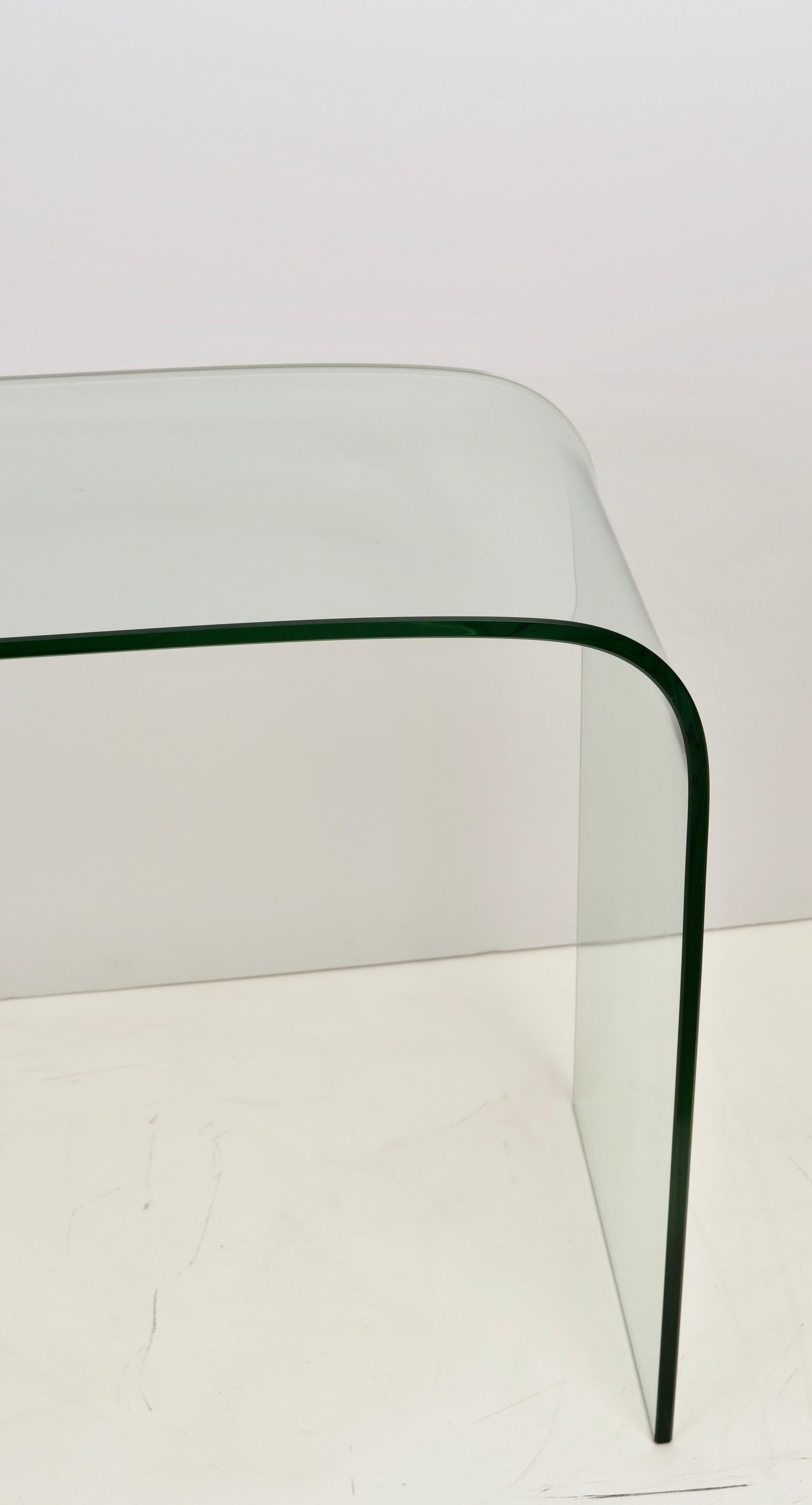 Glass Waterfall Console Table 1