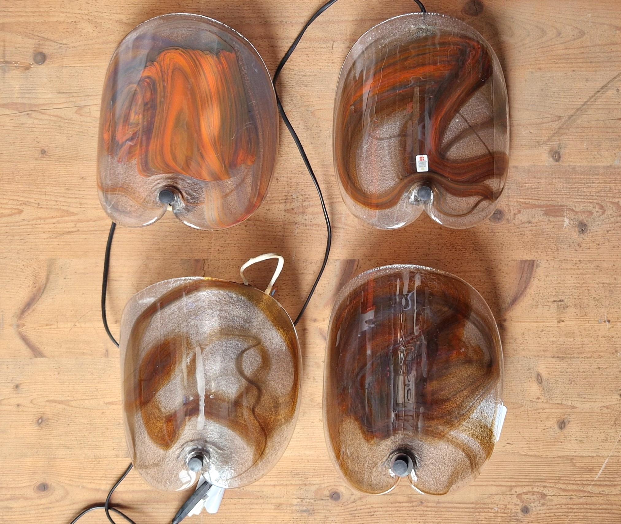 Lámpara de pared Glassplattelampet de Per Lütken para Holmegaard, Dinamarca, 1970 Metal en venta