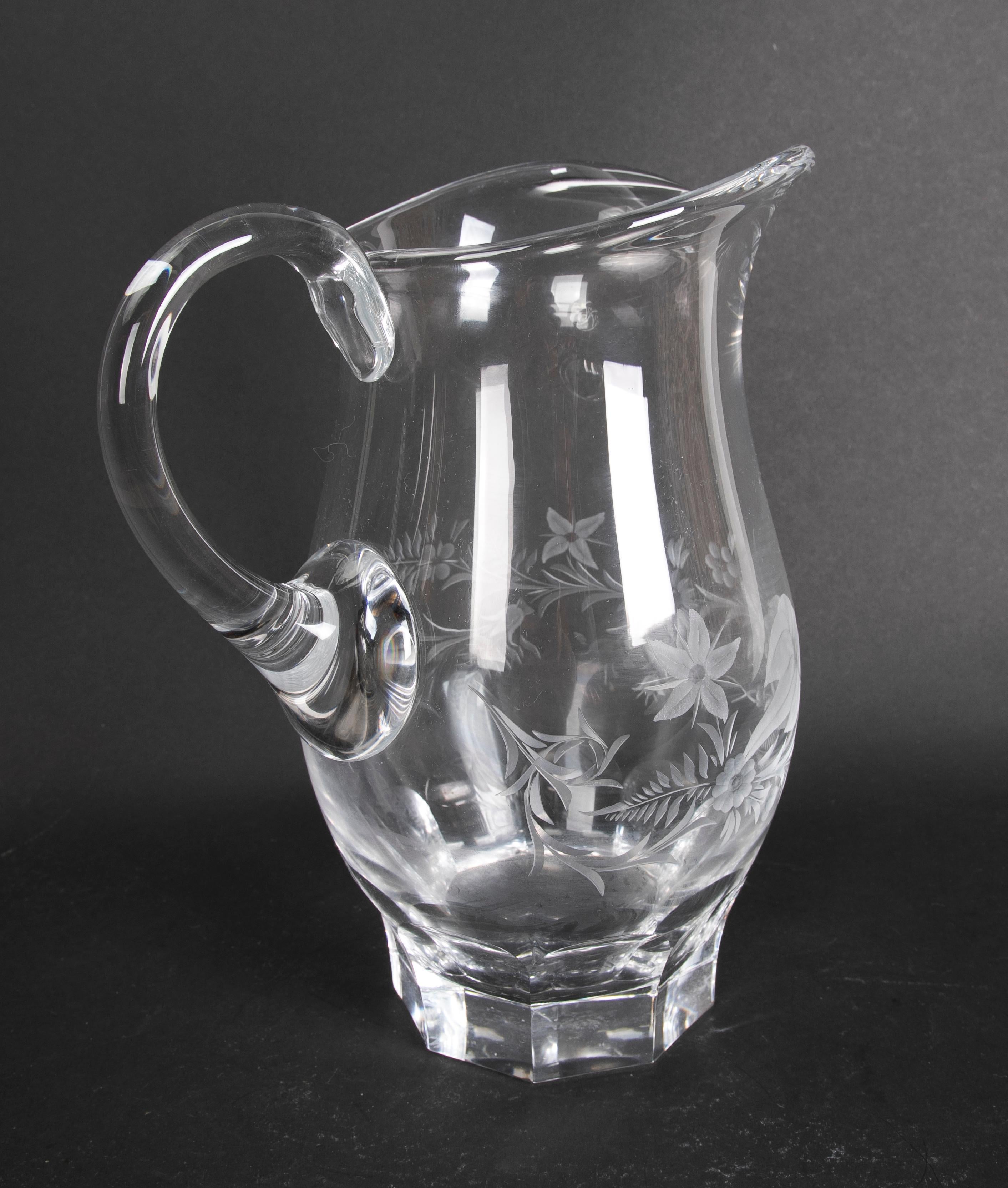 Glassware Composed of Seventy-Two Pieces of Cut Bohemian Crystal For Sale 2