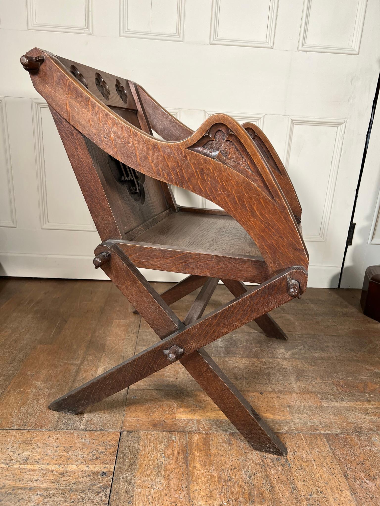 Oak Glastonbury Chair For Sale