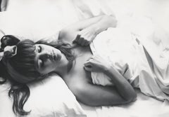 Claudia Cardinale Wrapped in Sheets Globe Photos Fine Art Print