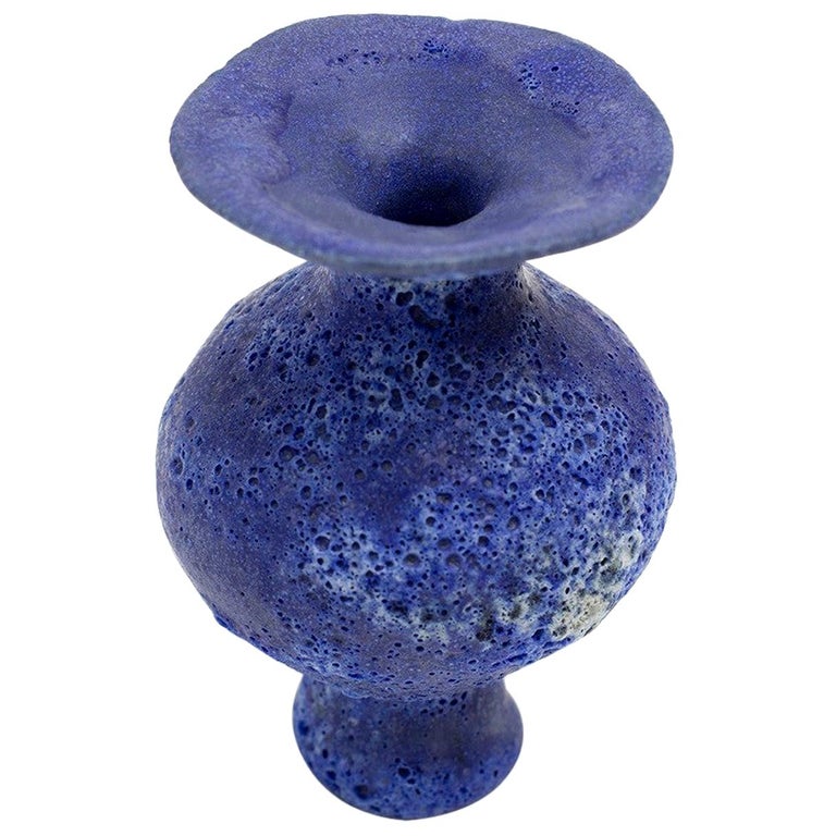 Glaze "Alabastrón kobold" Stoneware Vase, Raquel Vidal and Pedro Paz For Sale