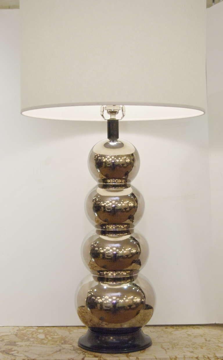 stacked ball floor lamp