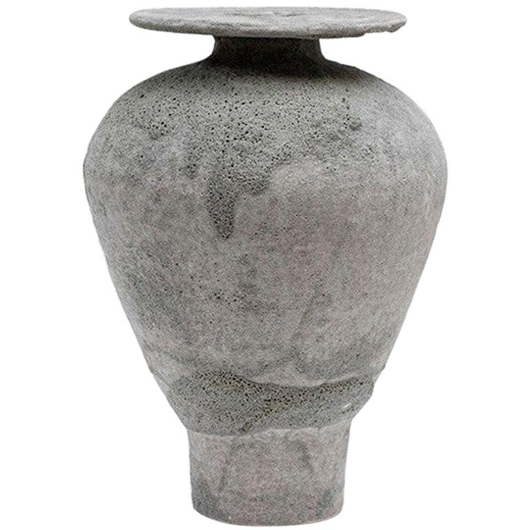Glaze "Isolated n.7" Stoneware Vase, Raquel Vidal and Pedro Paz For Sale