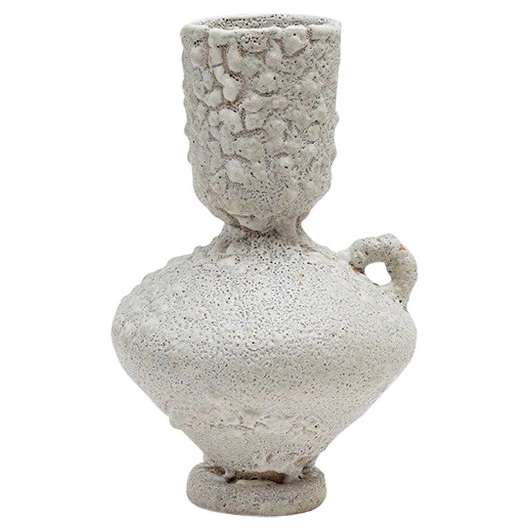 Vase „Lekytho“ aus Steingut mit Glasur, Raquel Vidal und Pedro Paz