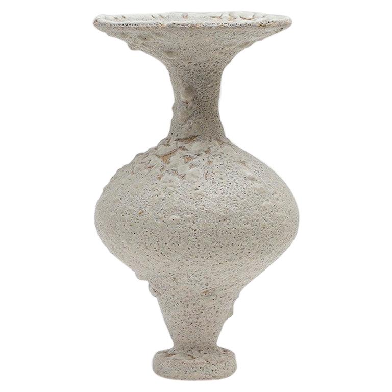 Glaze "Lutróforo" Stoneware Vase, Raquel Vidal and Pedro Paz For Sale
