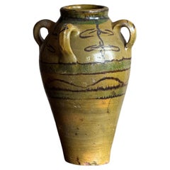 Glazed Amphora Vessel