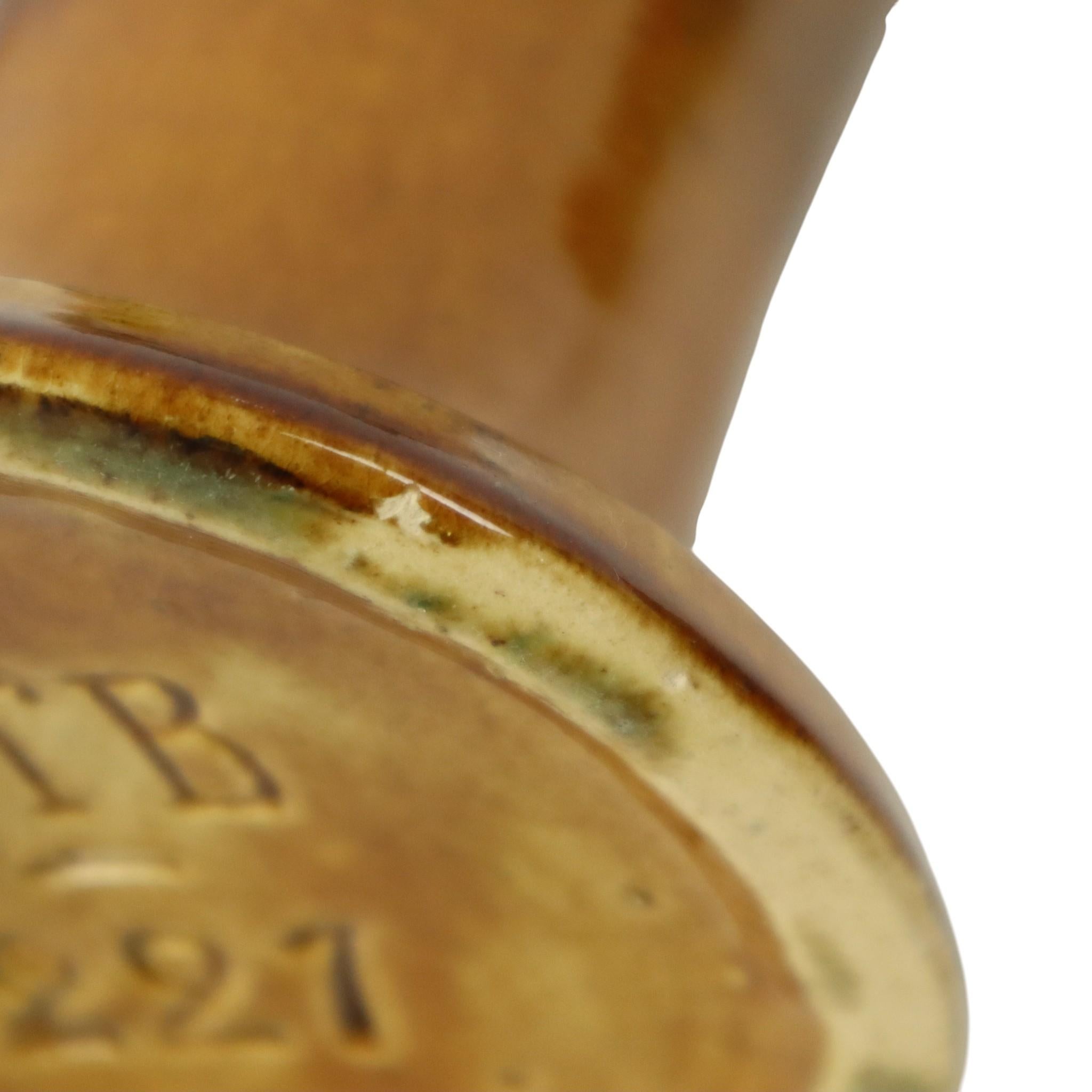 Vasi in maiolica Art Nouveau smaltata Rose HTB 37cm 13